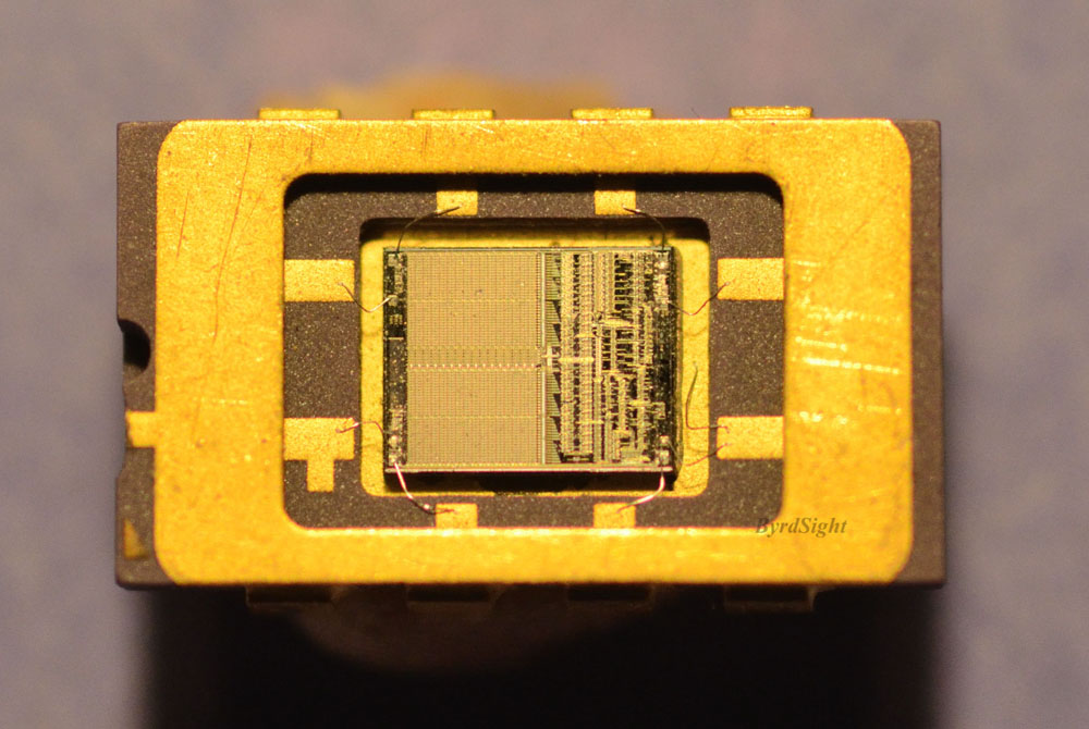 Photograph of chip in package of the Apple Clock Chip